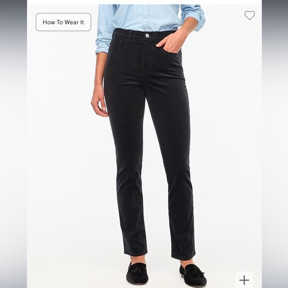J. Crew Pants - J.CREW Corduroy full-length essential straight pant size 27S